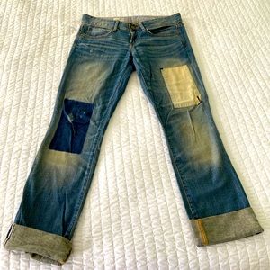 Gap patchwork denim